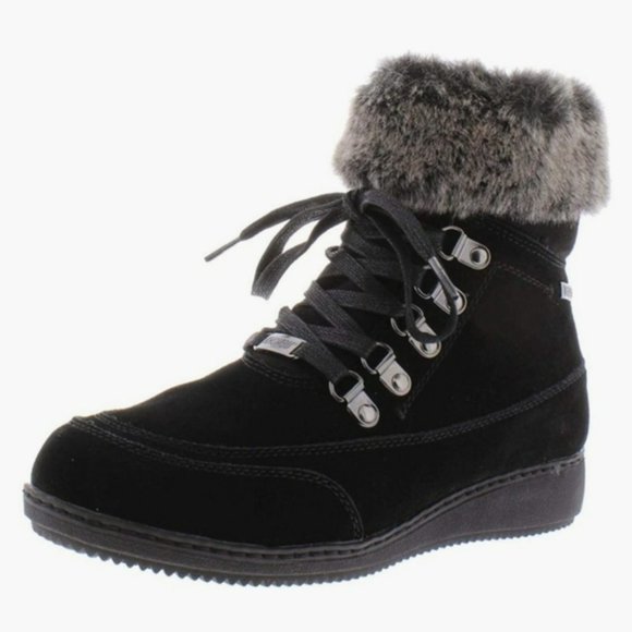 Khombu Shoes - Khombu Farros Suede Cold Weather Winter Boots Black -9